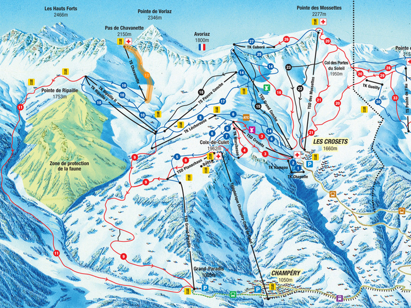 Les Pistes (Mur Suisse) Passion Portes du Soleil